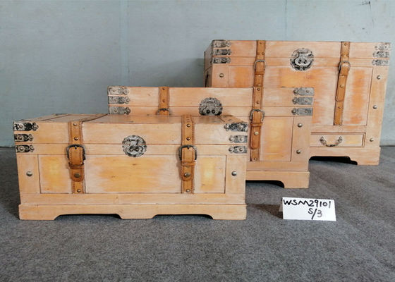 OEM Multifunction 1kg Reclaimed Wood Storage Trunk